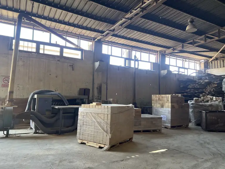 High-density compressed wood blocks — EL-Saady pallet factory Suez