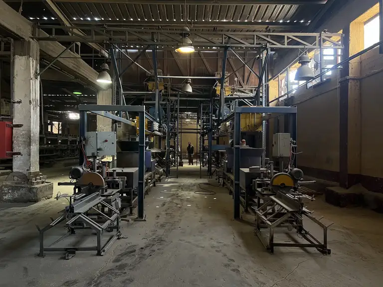 Compressed wood production process at EL-Saady Company Egypt
