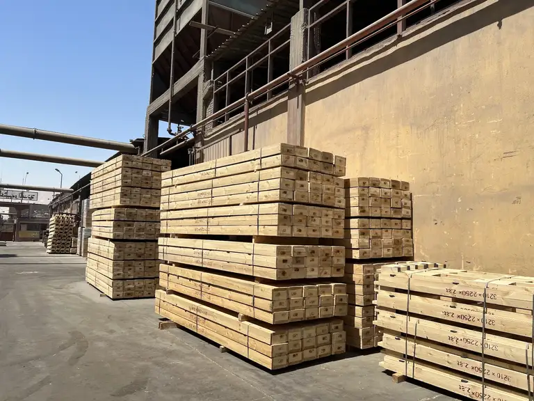 Export wooden crates packaging — EL-Saady Suez Egypt