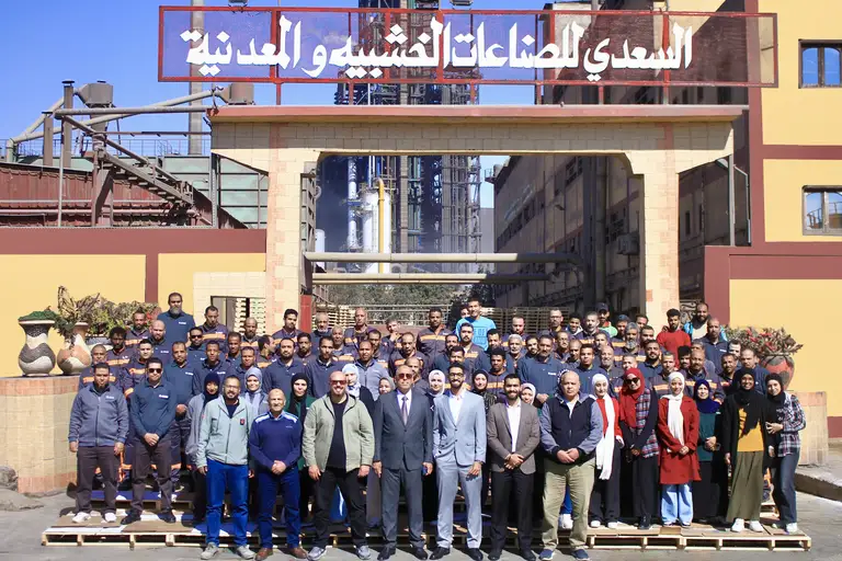 EL-Saady Company team — wooden pallet manufacturer Suez Egypt