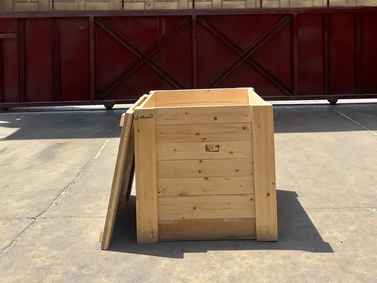 Open wooden crates for agricultural produce — EL-Saady Egypt