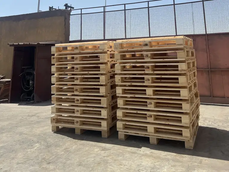Stringer wooden pallets — EL-Saady Company Suez Egypt